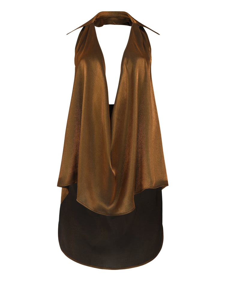 DEEP PLUNGE HALTER // COPPER FOX