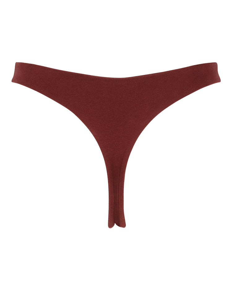 SCULPTED THONG // SANGRIA