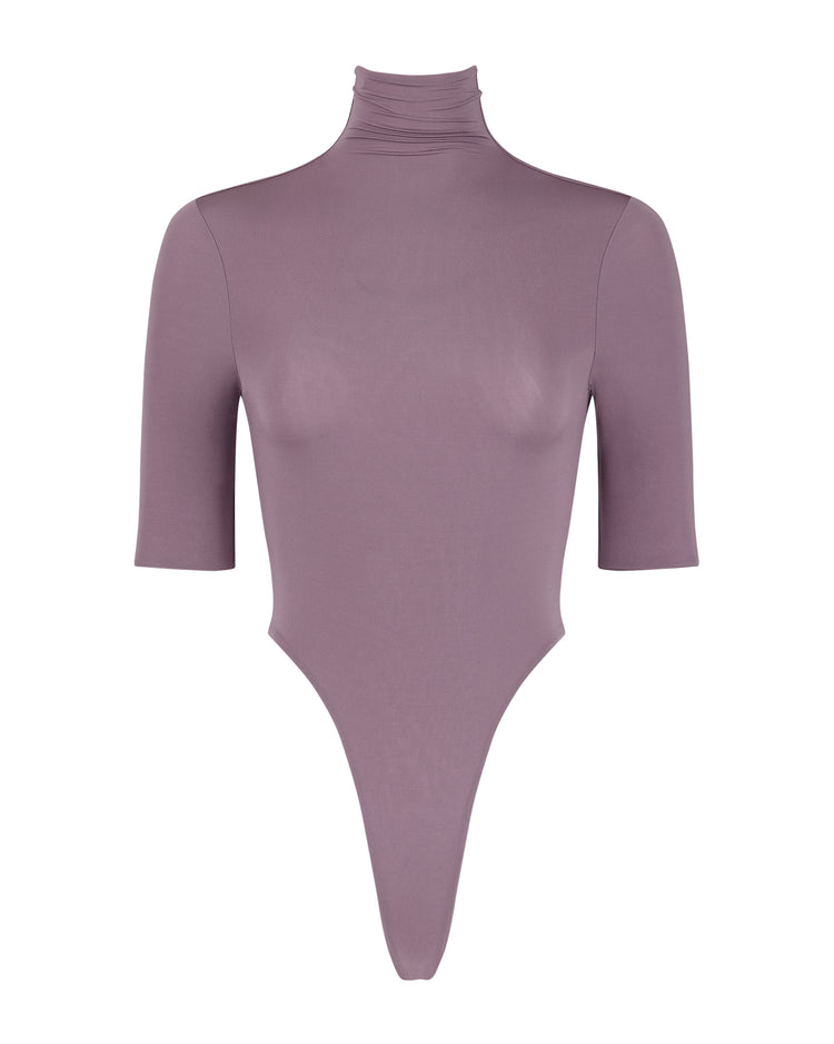 OPEN BACK BODYSUIT // AMETHYST