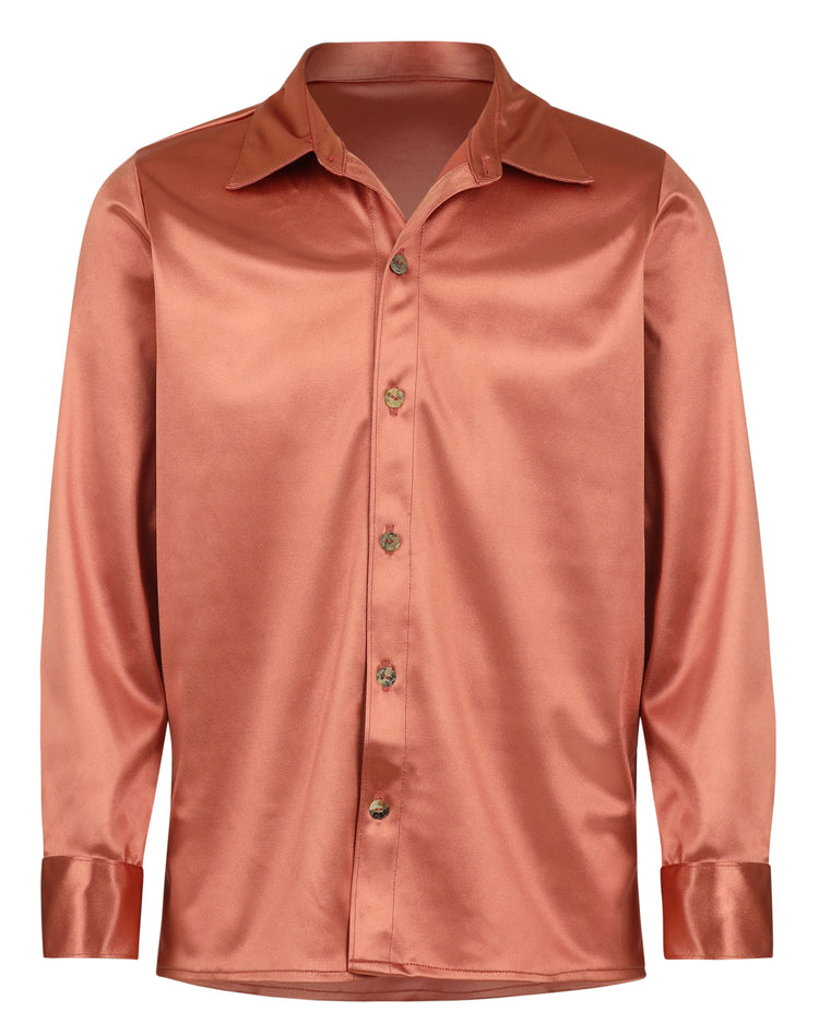 THE BUTTON DOWN - KID'S UNISEX // MOLTEN PEACH