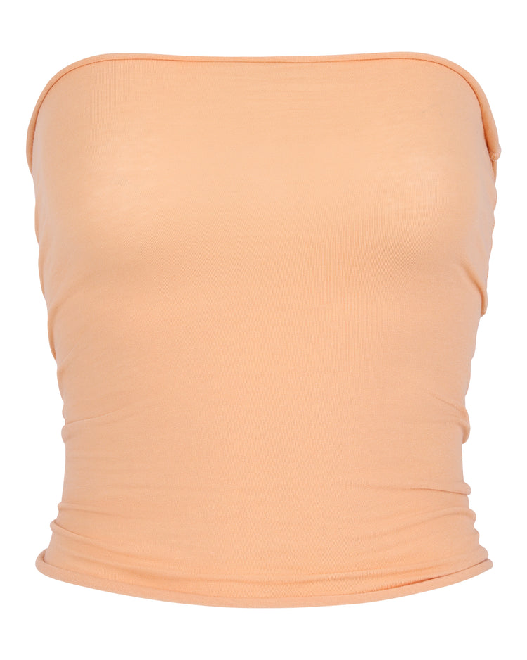 JERSEY TUBE TOP // APRICOT