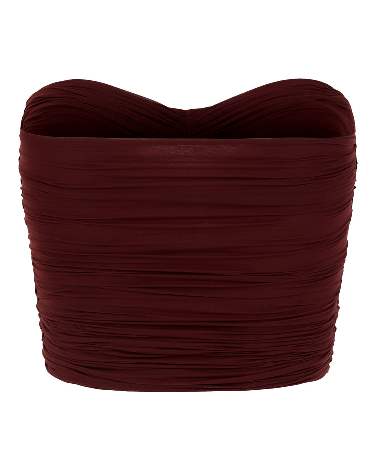 HOSIERY SWEETHEART SCRUNCH // CHERRY WINE