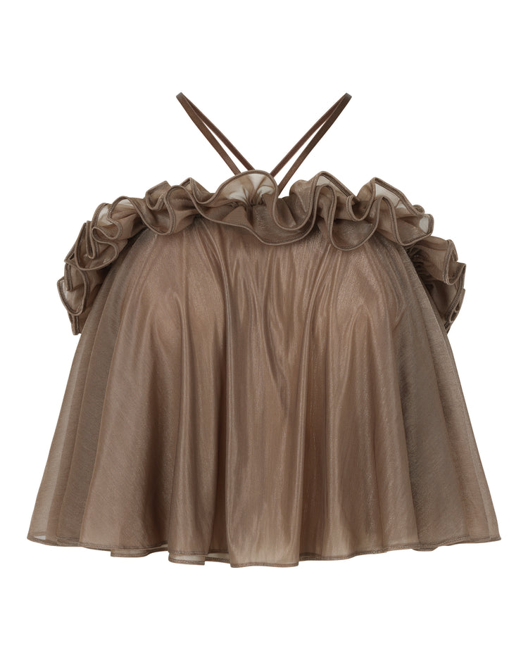 BABYDOLL HALTER TOP // BAMBI