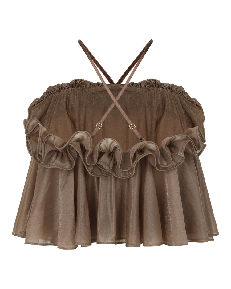 BABYDOLL HALTER TOP // BAMBI