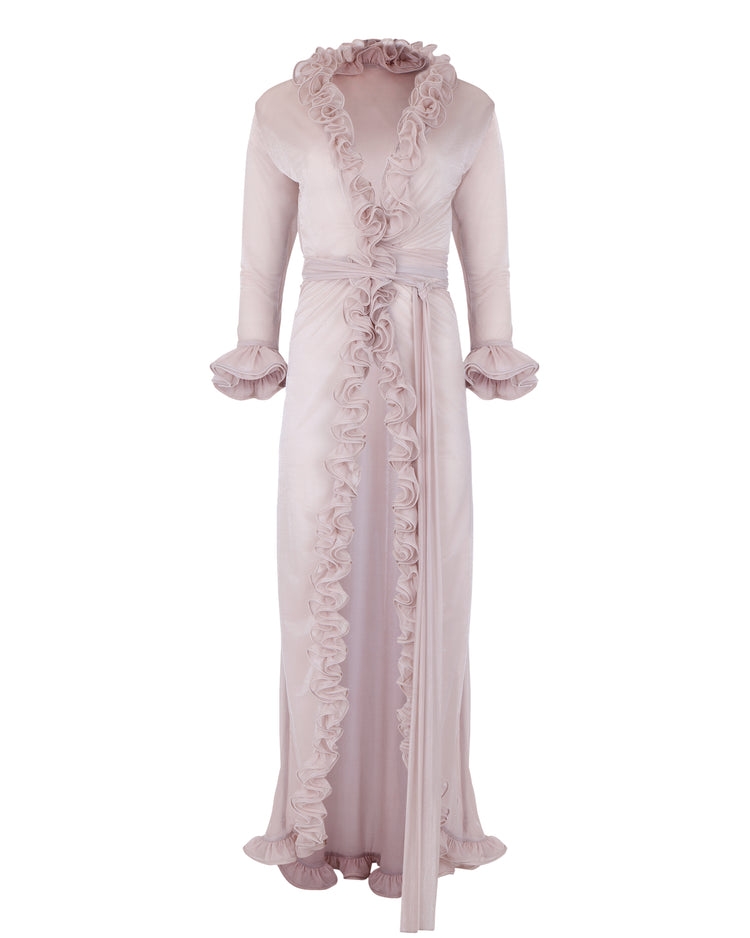 MOVIE STAR DRESSING GOWN // PINK WHISPER