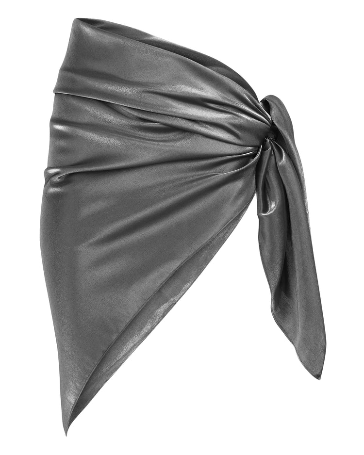 OVERSIZED SCARF // CHROME