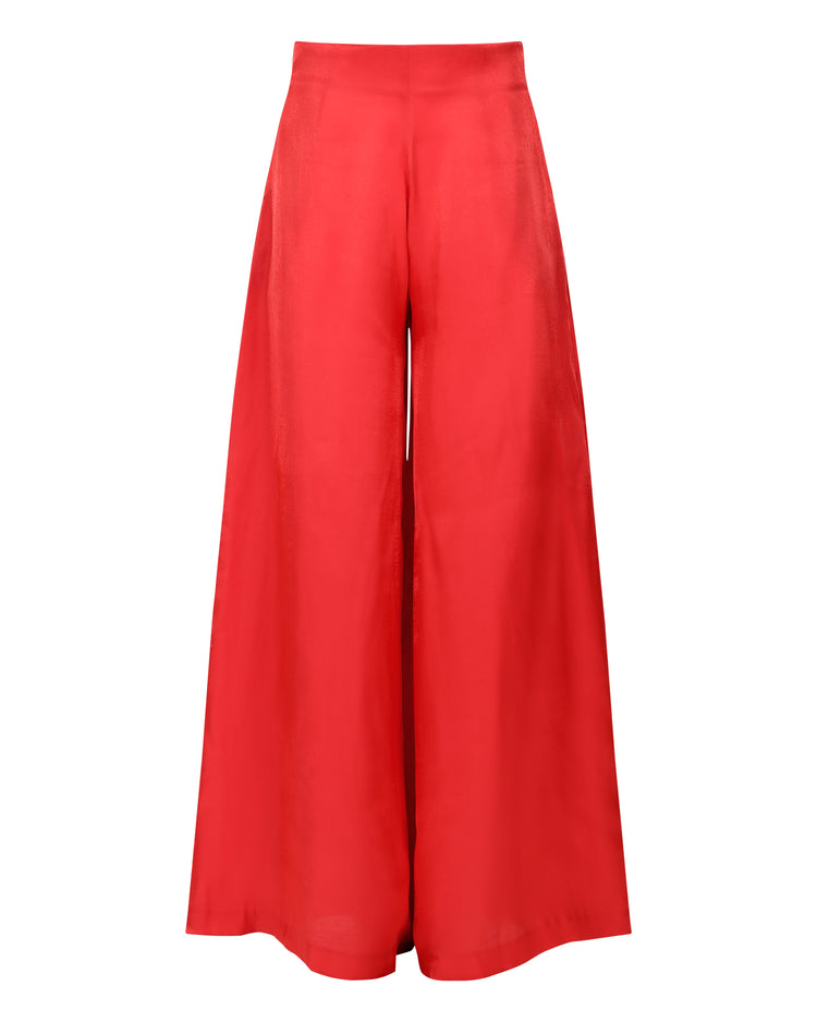 WIDE LEG TROUSER // WATERMELON
