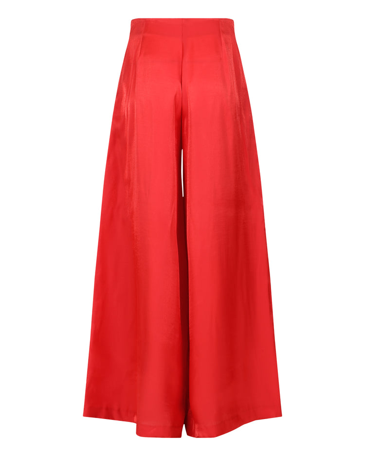 WIDE LEG TROUSER // WATERMELON