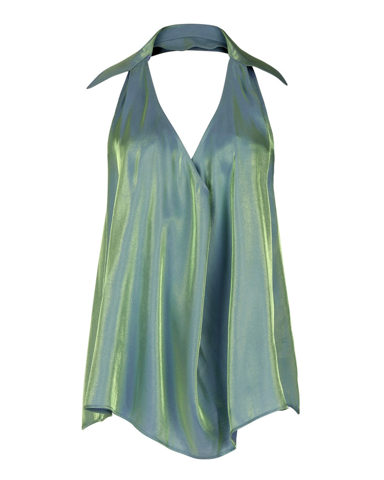 DEEP PLUNGE HALTER // MERMAID