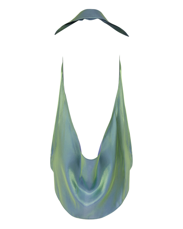 DEEP PLUNGE HALTER // MERMAID