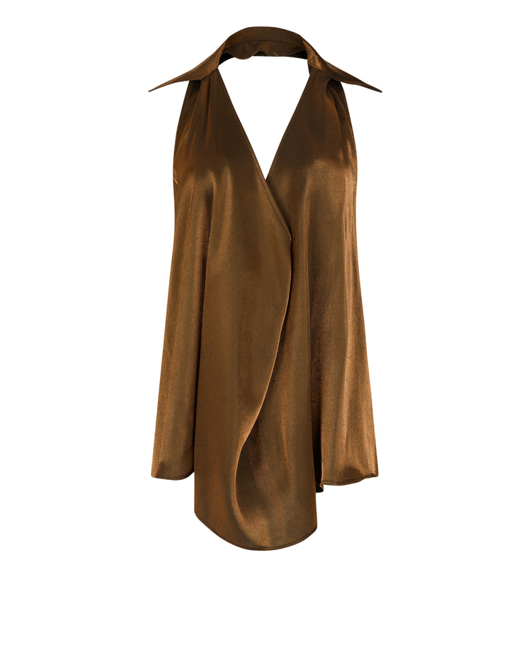 DEEP PLUNGE HALTER // COPPER FOX