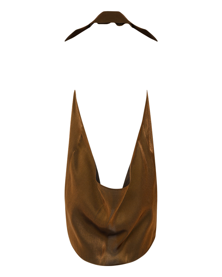 DEEP PLUNGE HALTER // COPPER FOX