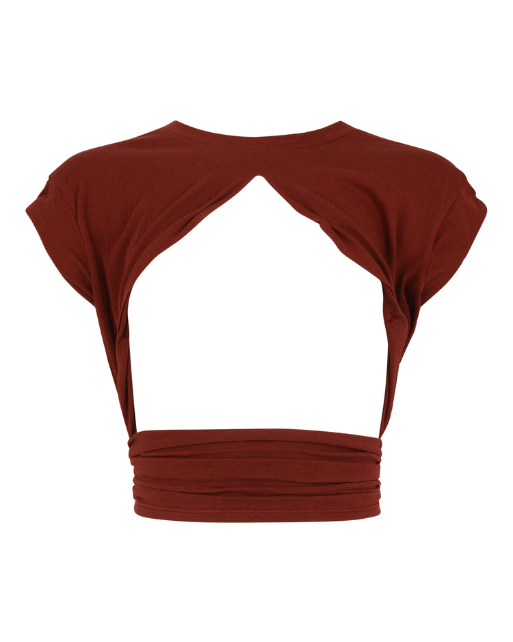 THE RIPPED TEE // SANGRIA
