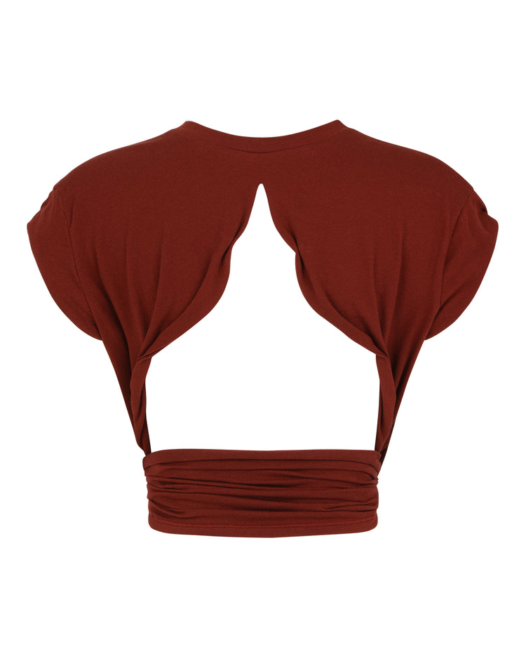 THE RIPPED TEE // SANGRIA