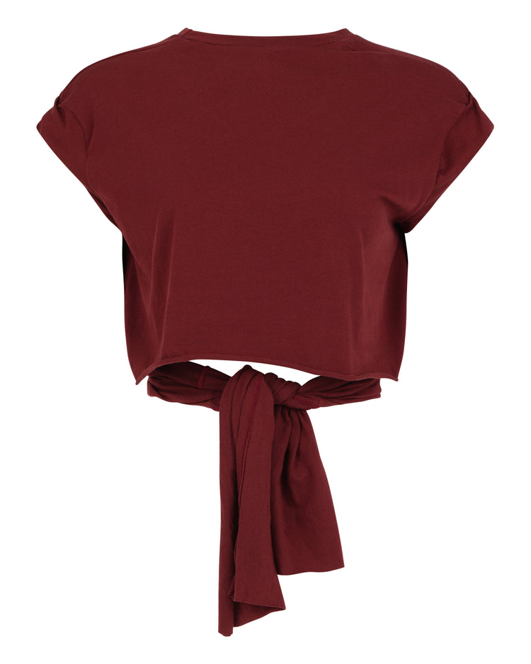 THE RIPPED TEE // SANGRIA