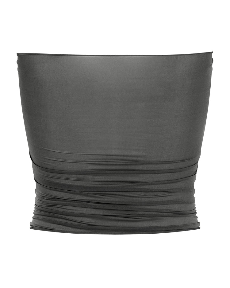 SHEER SHIMMER TUBE TOP // JUNGLE