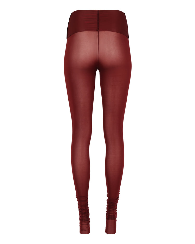 SHEER SHIMMER TIGHT // SANGRIA