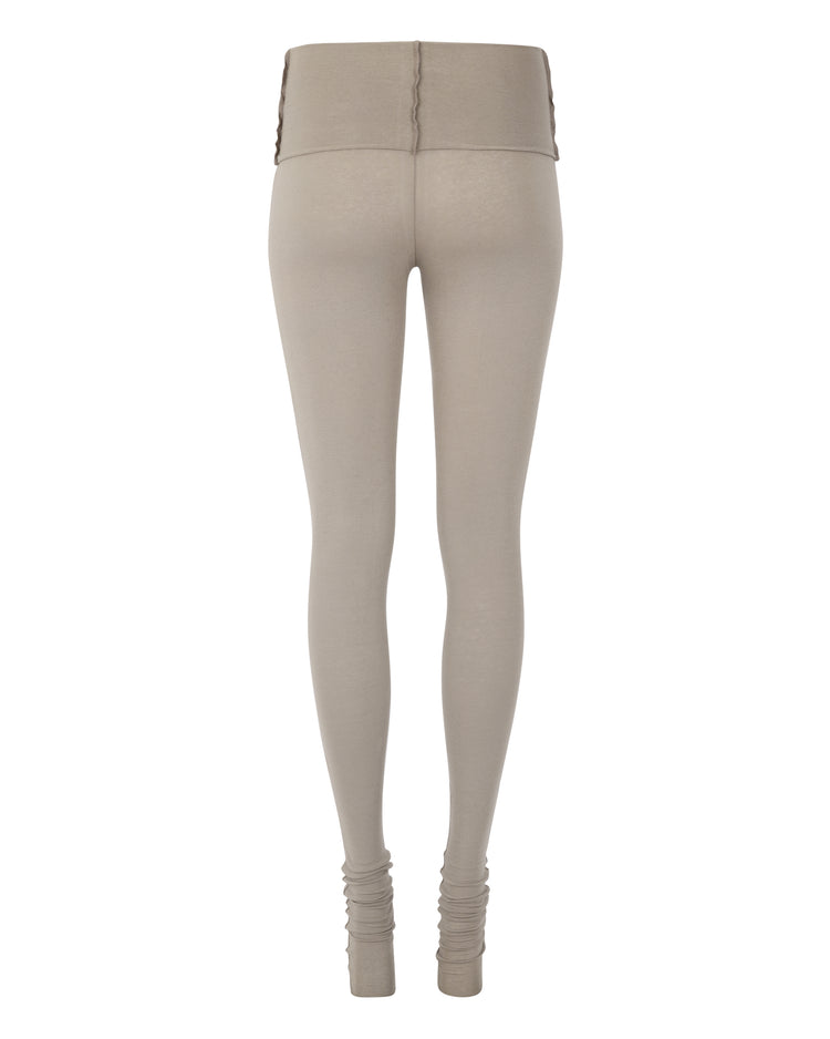 FOLDOVER JERSEY LEGGING // MINKY SMOKE