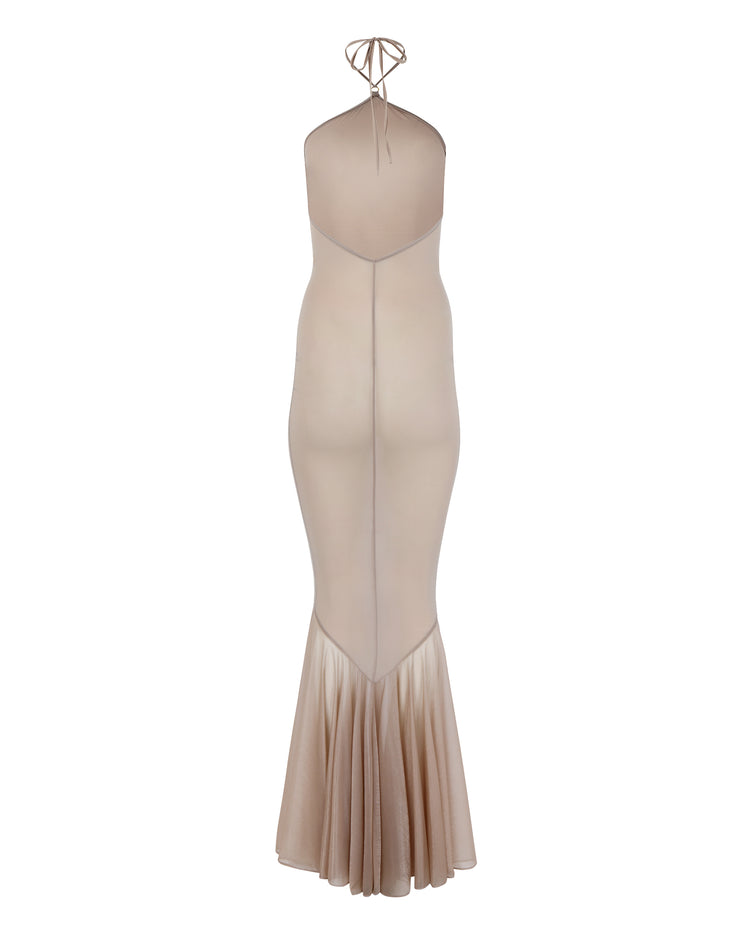 TEARDROP MERMAID TAIL DRESS // FLUFFY MUSHROOM