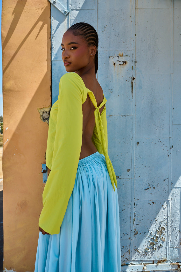 BALLOON PANT // AQUAMARINE