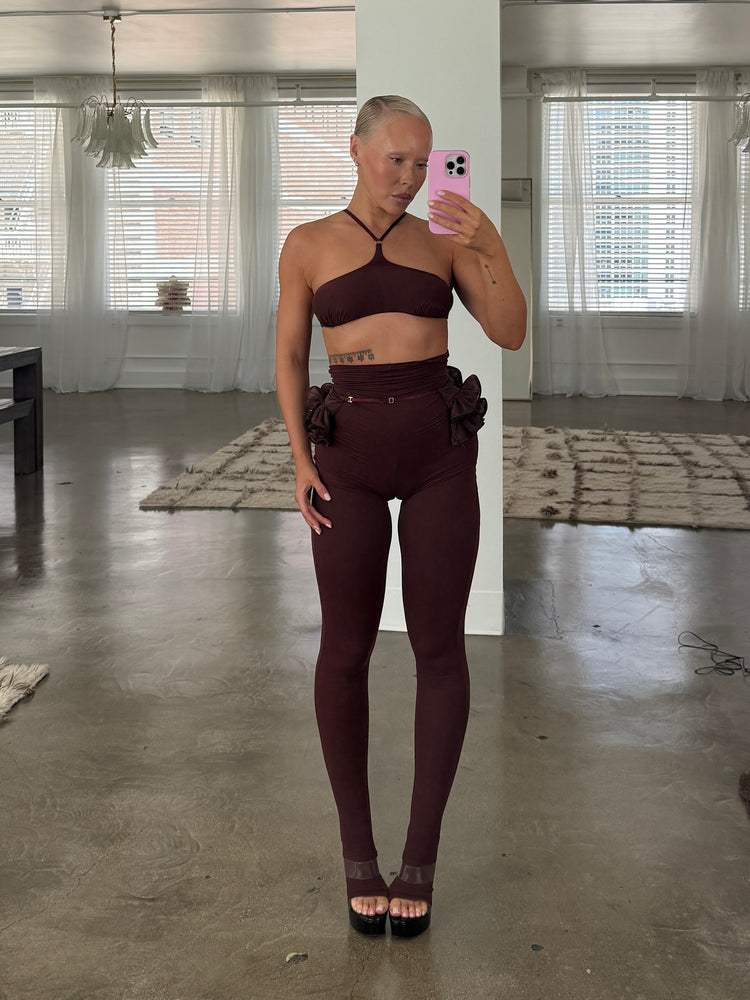 RUFFLE MICRO TUTU // CHERRY WINE