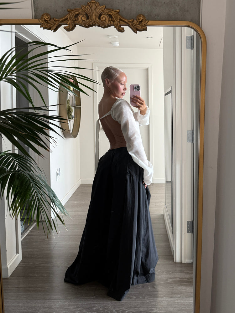 PARACHUTE OPEN BACK BLOUSE // MILKY WAY