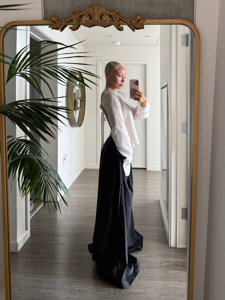 PARACHUTE OPEN BACK BLOUSE // MILKY WAY