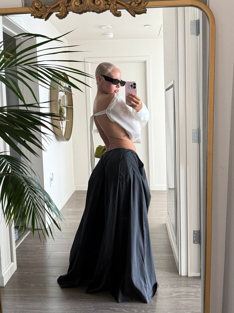 PARACHUTE OPEN BACK BLOUSE // MILKY WAY