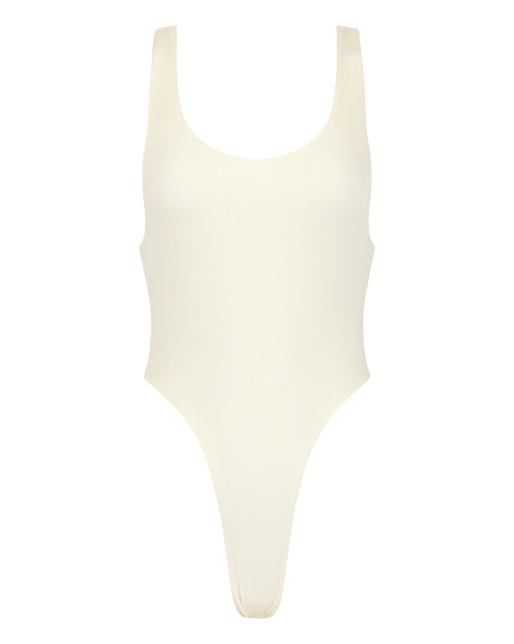 JERSEY THONG BODYSUIT // MOON GLOW