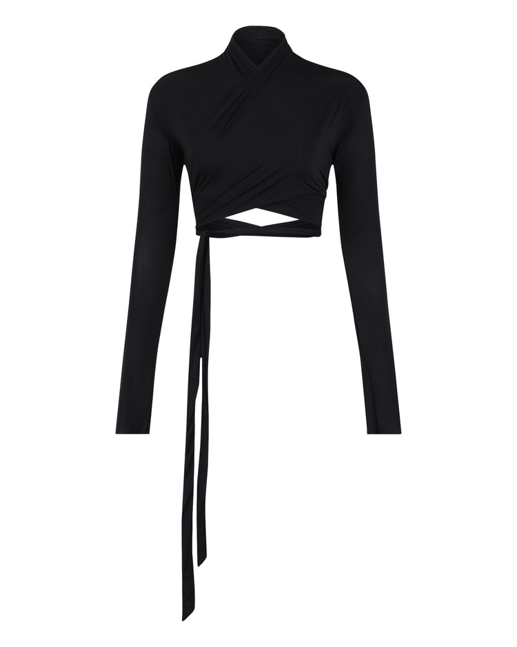 SHIMMER CROPPED BOLERO // MAGNETIC