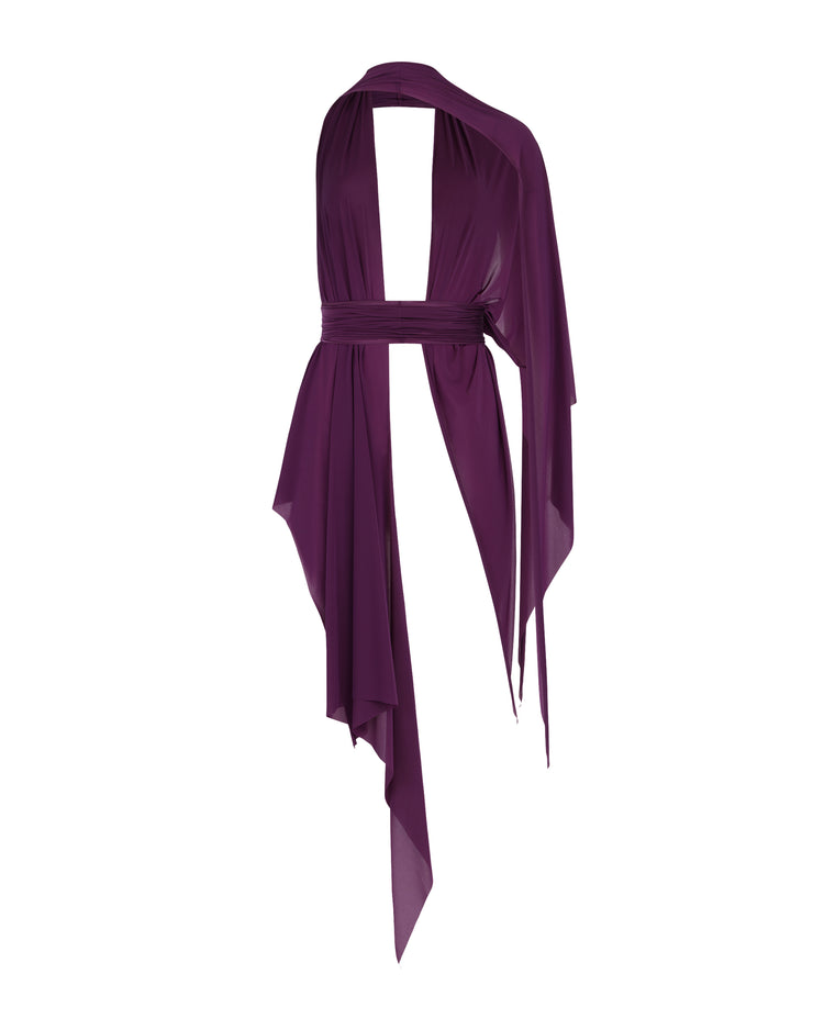 HIGH FREAQ HALTER // EGGPLANT