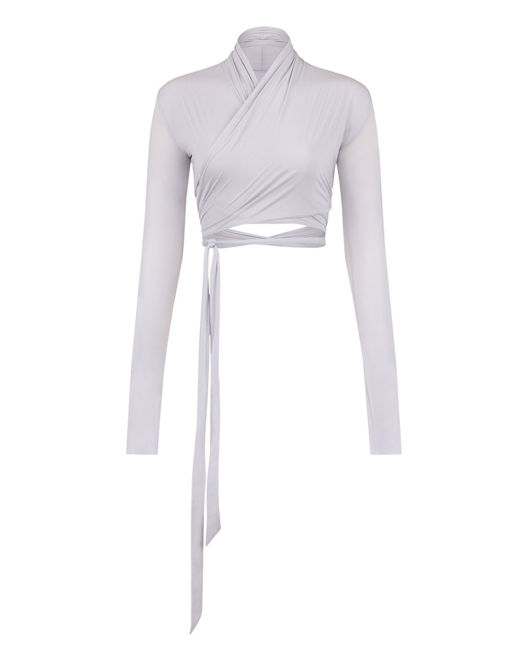 SHEER SHIMMER BOLERO // LUNAR ROCK