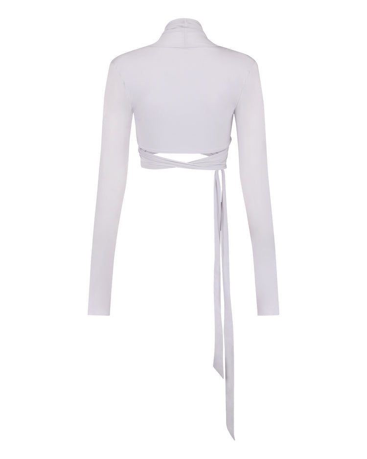 SHEER SHIMMER BOLERO // LUNAR ROCK