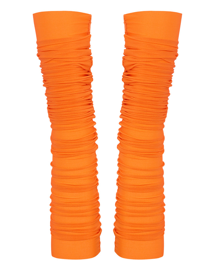 SHEER SHIMMER STOCKING // PERSIMMON