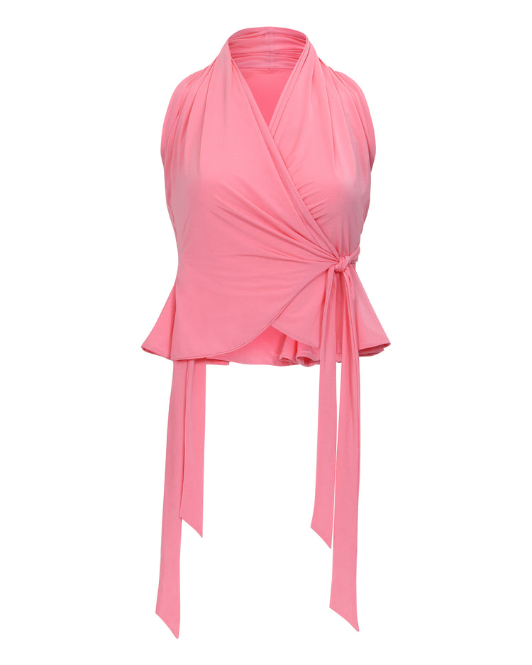 RACERBACK FLOUNCE TOP // PLUMERIA