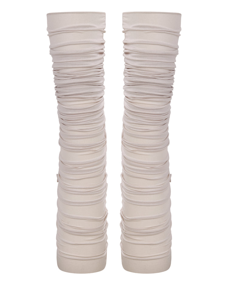 OPEN HEEL STOCKING // COSMIC LATTE