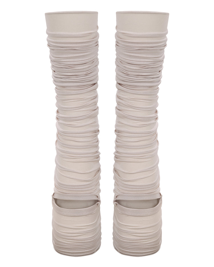 OPEN HEEL STOCKING // COSMIC LATTE