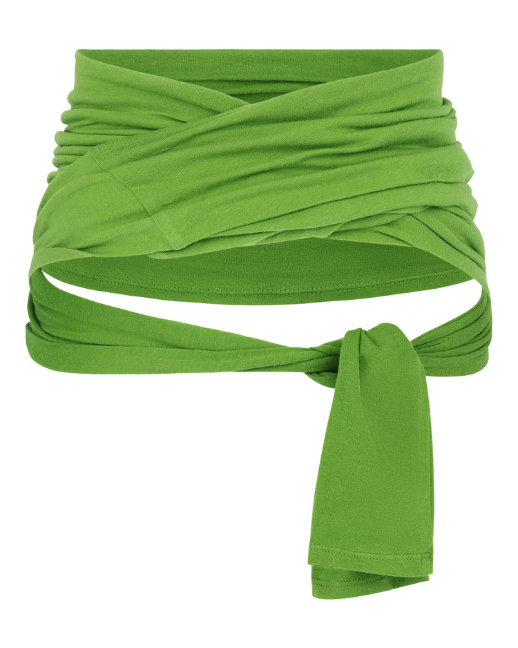 COTTON JERSEY WAIST WRAP // FROG