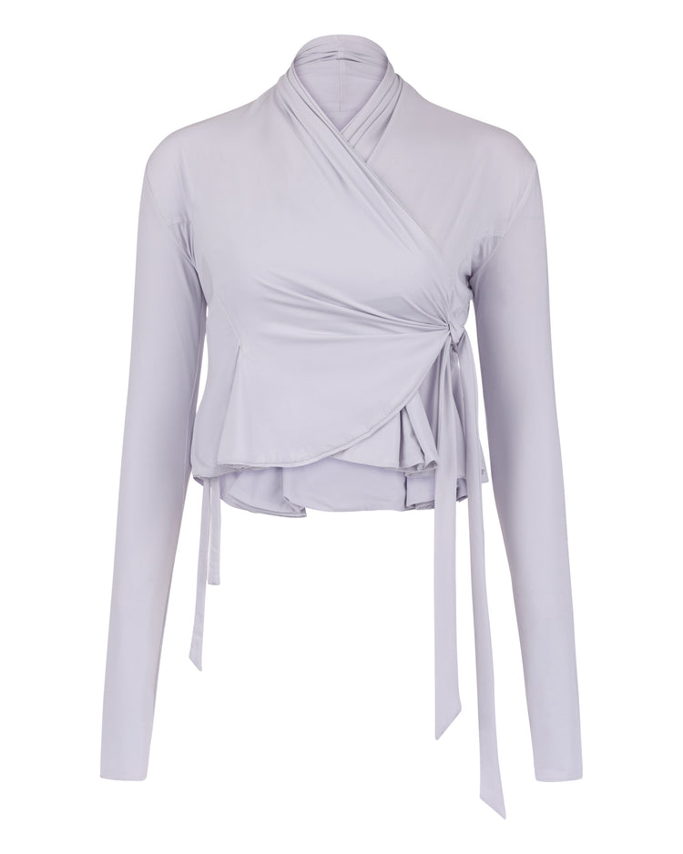 FLARED WRAP BOLERO // LUNAR ROCK