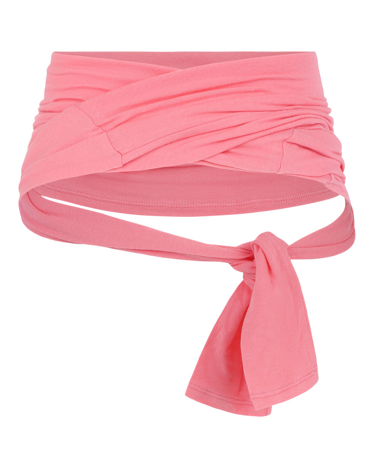 COTTON JERSEY WAIST WRAP // PLUMERIA