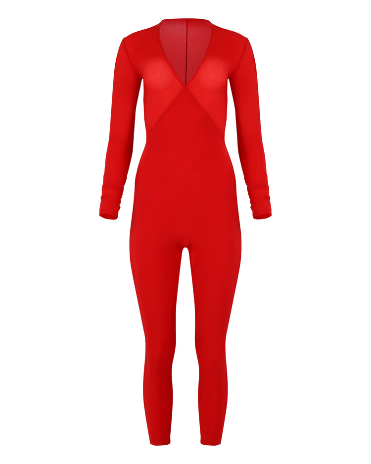 SHEER SHIMMER CATSUIT // ADRENALINE RUSH