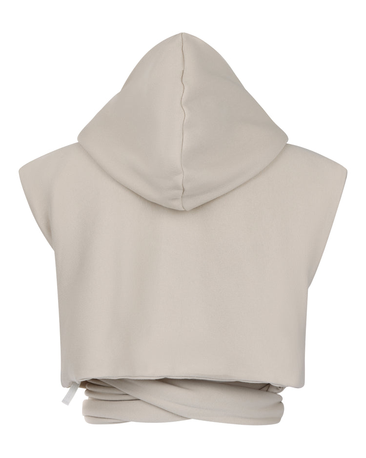 CLOUD WRAP VEST // COSMIC LATTE