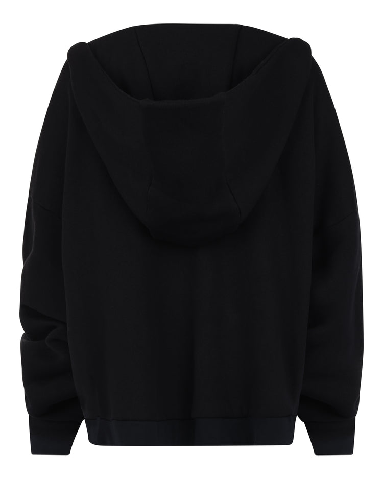 OVERSIZED CLOUD HOODIE // VERY BLACK
