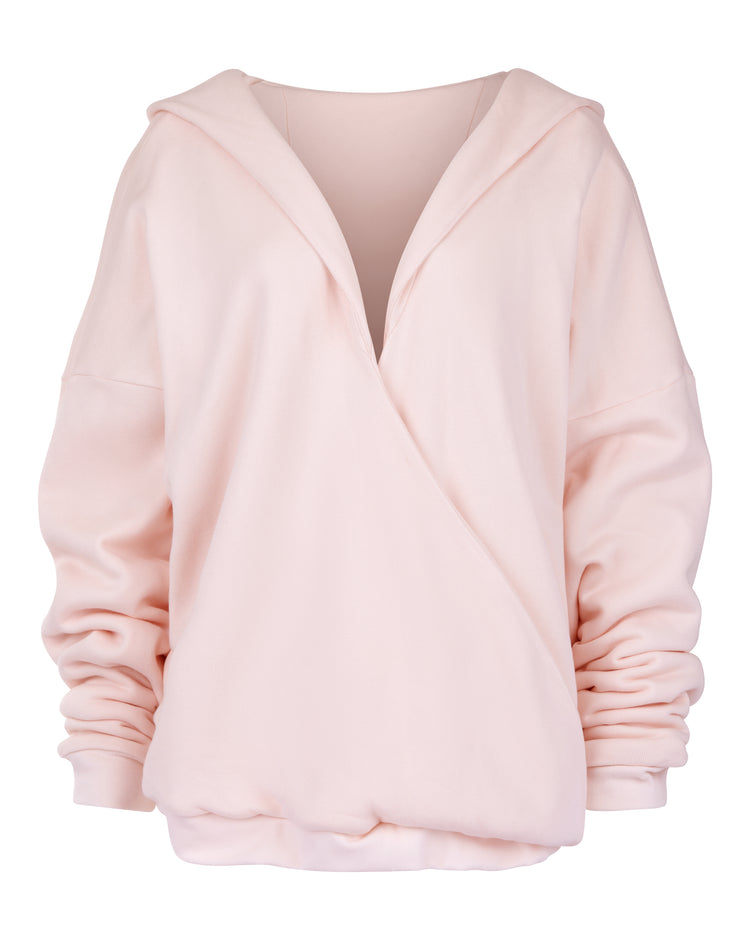 OVERSIZED CLOUD HOODIE // PINK MIST