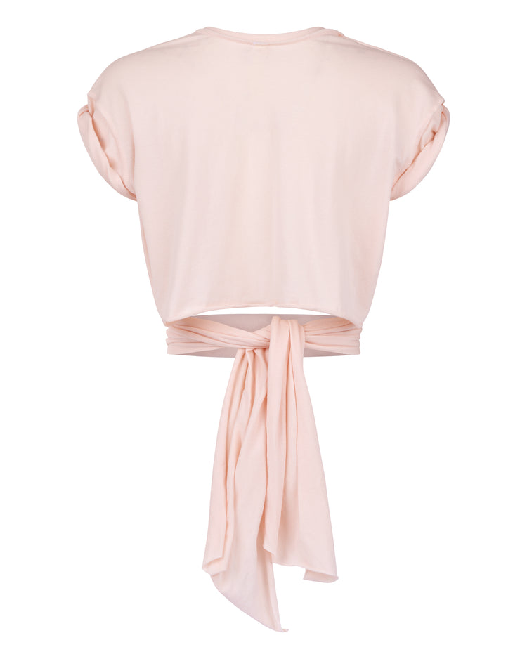 JERSEY RIPPED TEE // PINK MIST