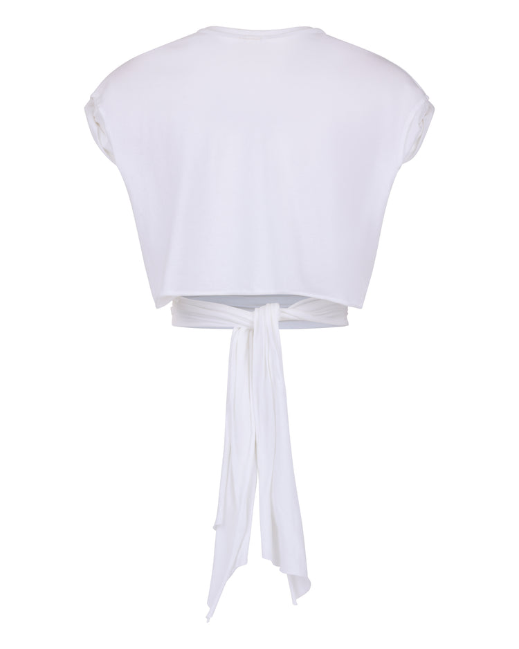 JERSEY RIPPED TEE // OPTIC WHITE