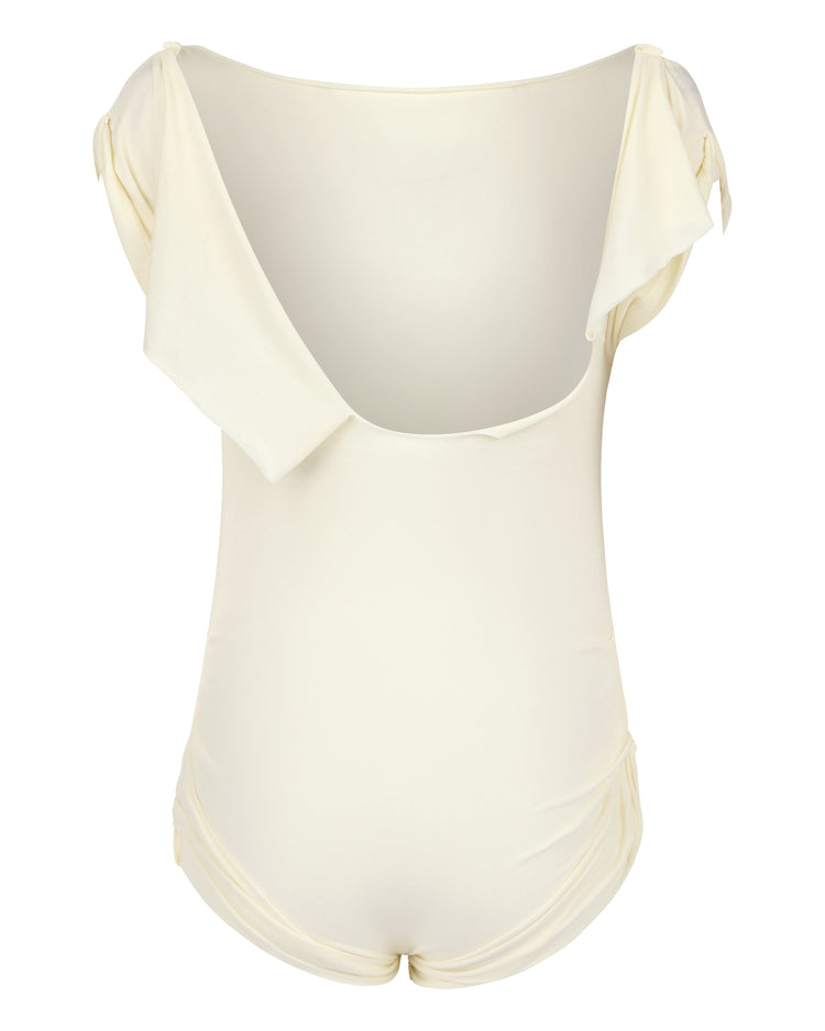 RIPPED TEE BODYSUIT // MOON GLOW