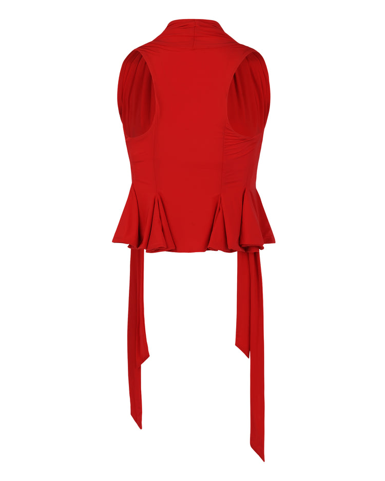 RACERBACK FLOUNCE TOP // ADRENALINE RUSH