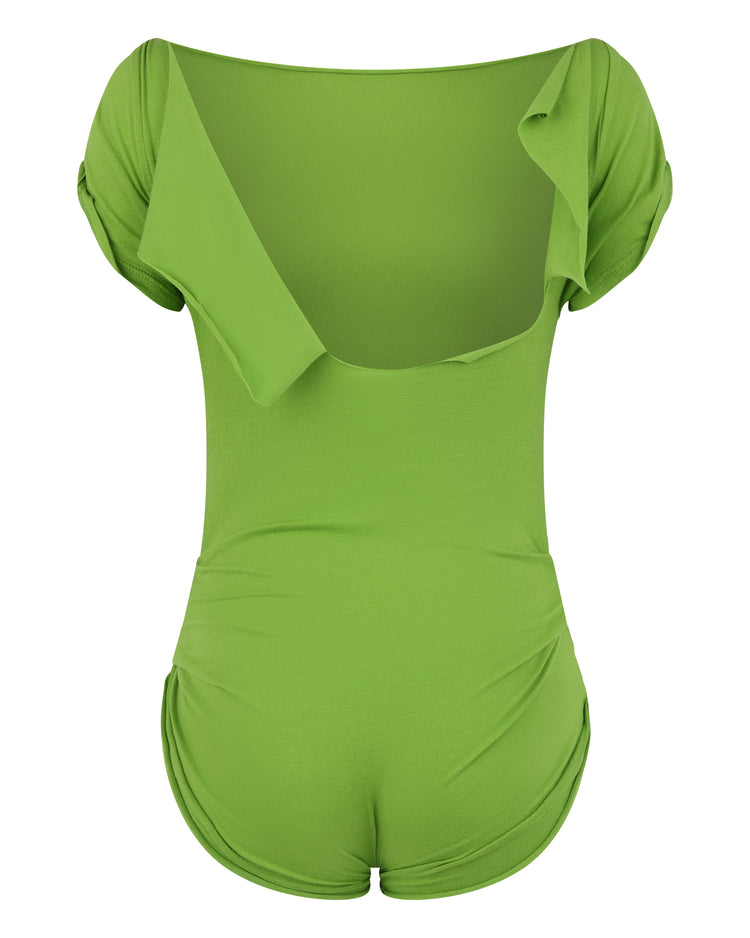DESTROYED TSHIRT BODYSUIT // FROG