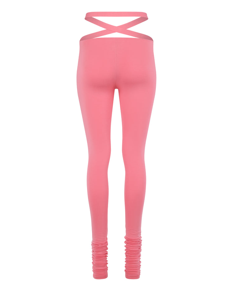 '91 CRISS CROSS LEGGING // PLUMERIA
